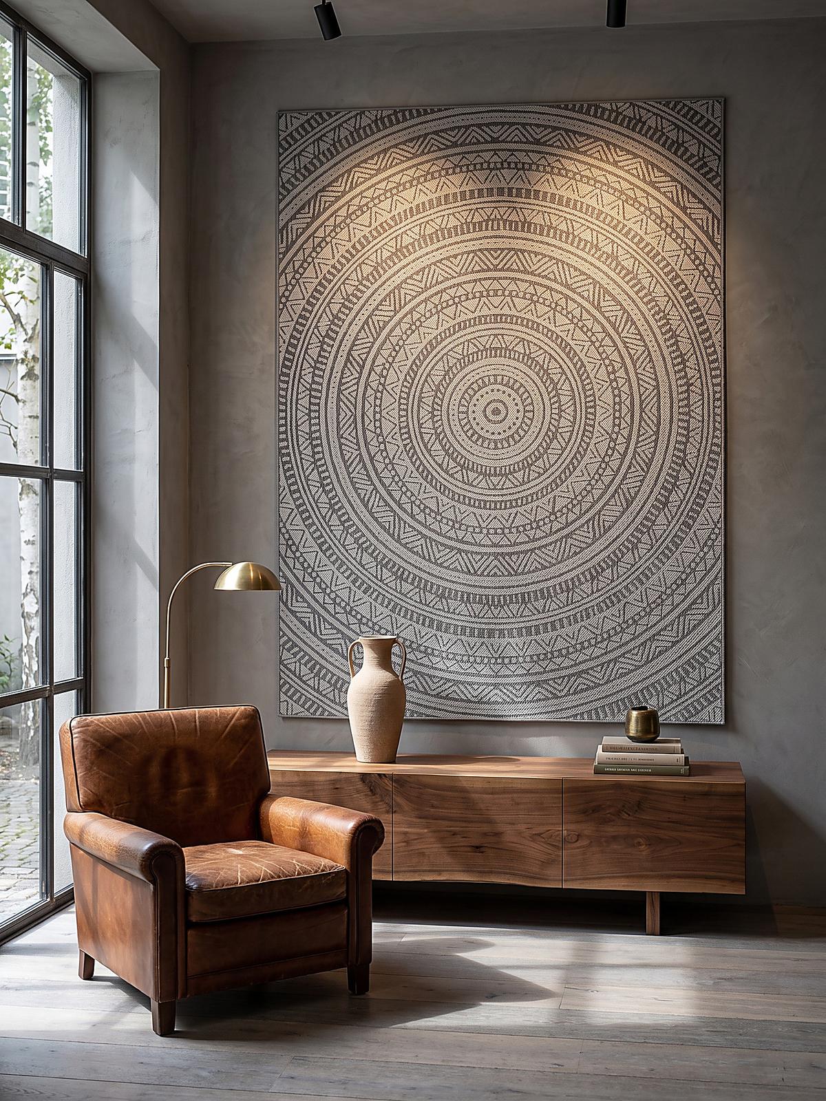 FLACHWEBTEPPICH Orientalisch BORNO Polypropylen Anthrazit 140 x 200 cm - Anthrazit, Textil (140/200cm) - KADIMA DESIGN