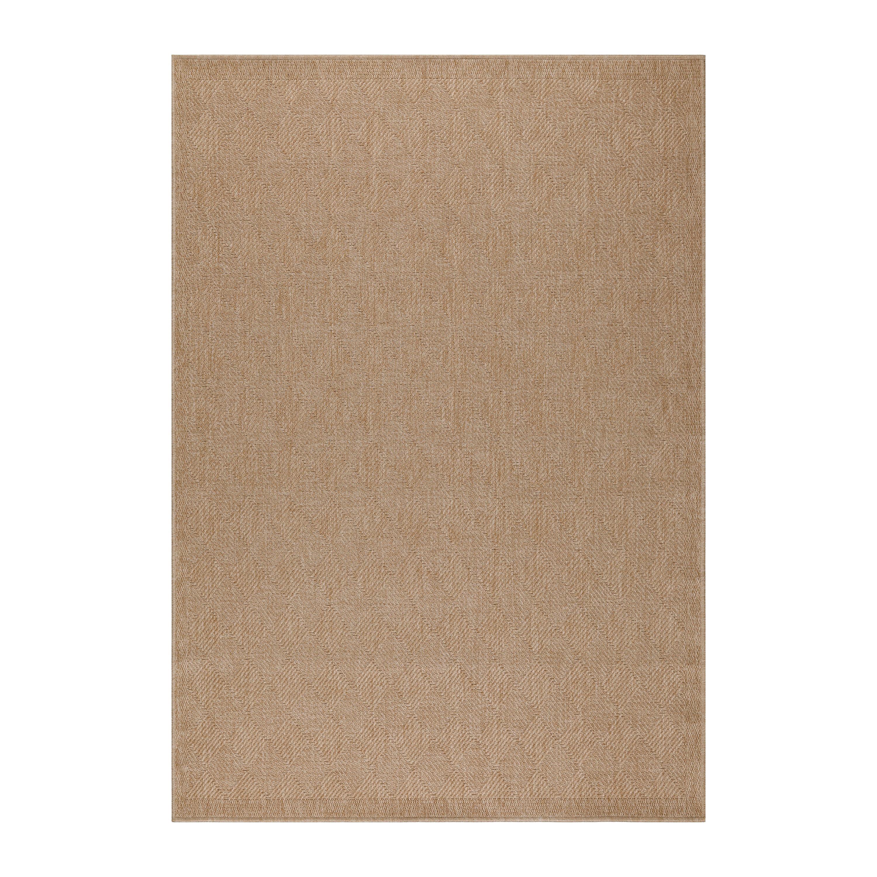 OUTDOORTEPPICH KASBERG, im Vintage-Stil, aus Polypropylen, Beige, 200 x 290 cm - Beige, Textil (290/200cm) - KADIMA DESIGN