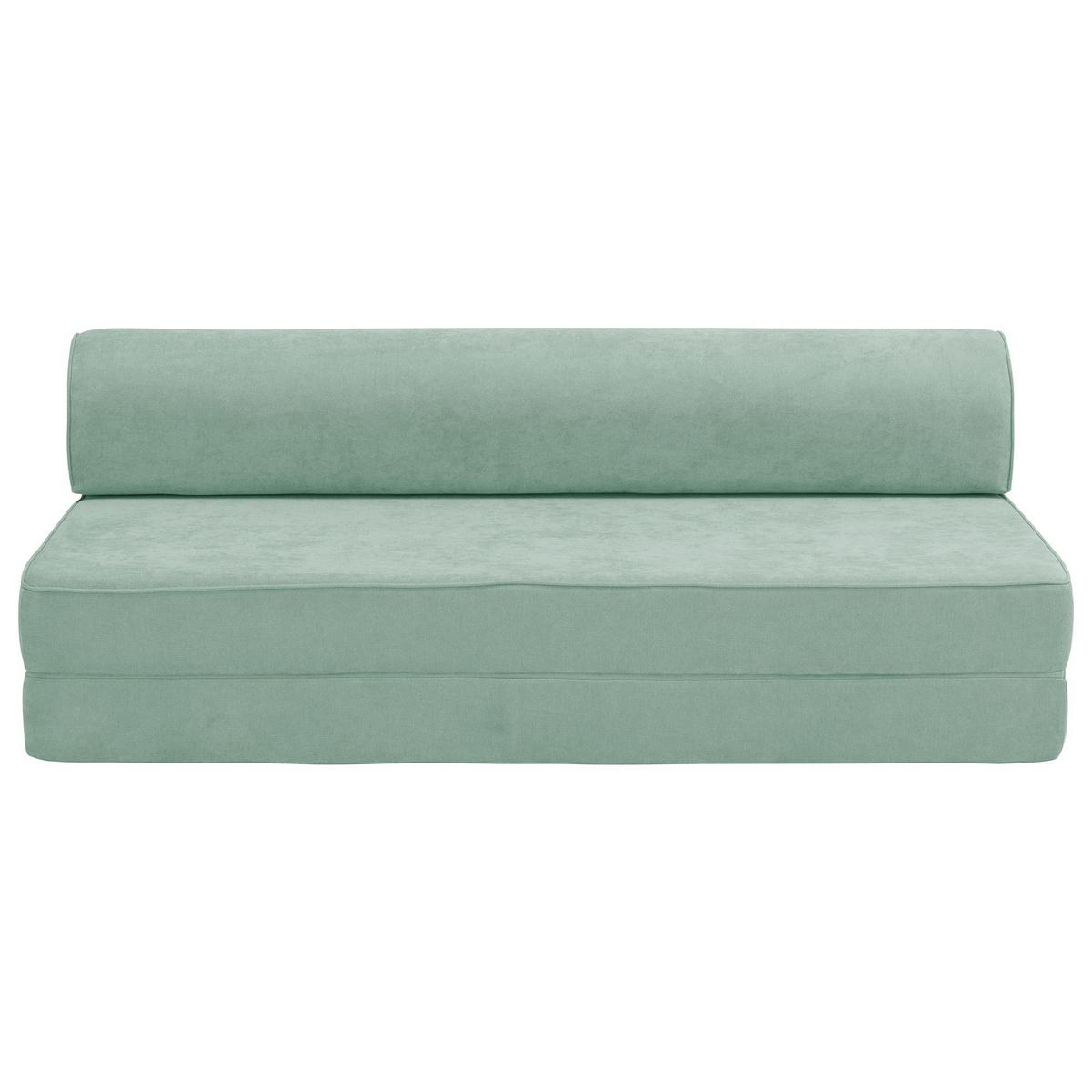 FALTSOFA Katusha Flachgewebe hellgrün - Hellgrün, Kunststoff (80/57/160cm) - 58aufmkessel
