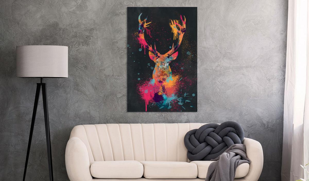 KUNSTDRUCK Bunt 80/120 cm - Multicolor, Textil (80/120cm) - KUNSTLOFT