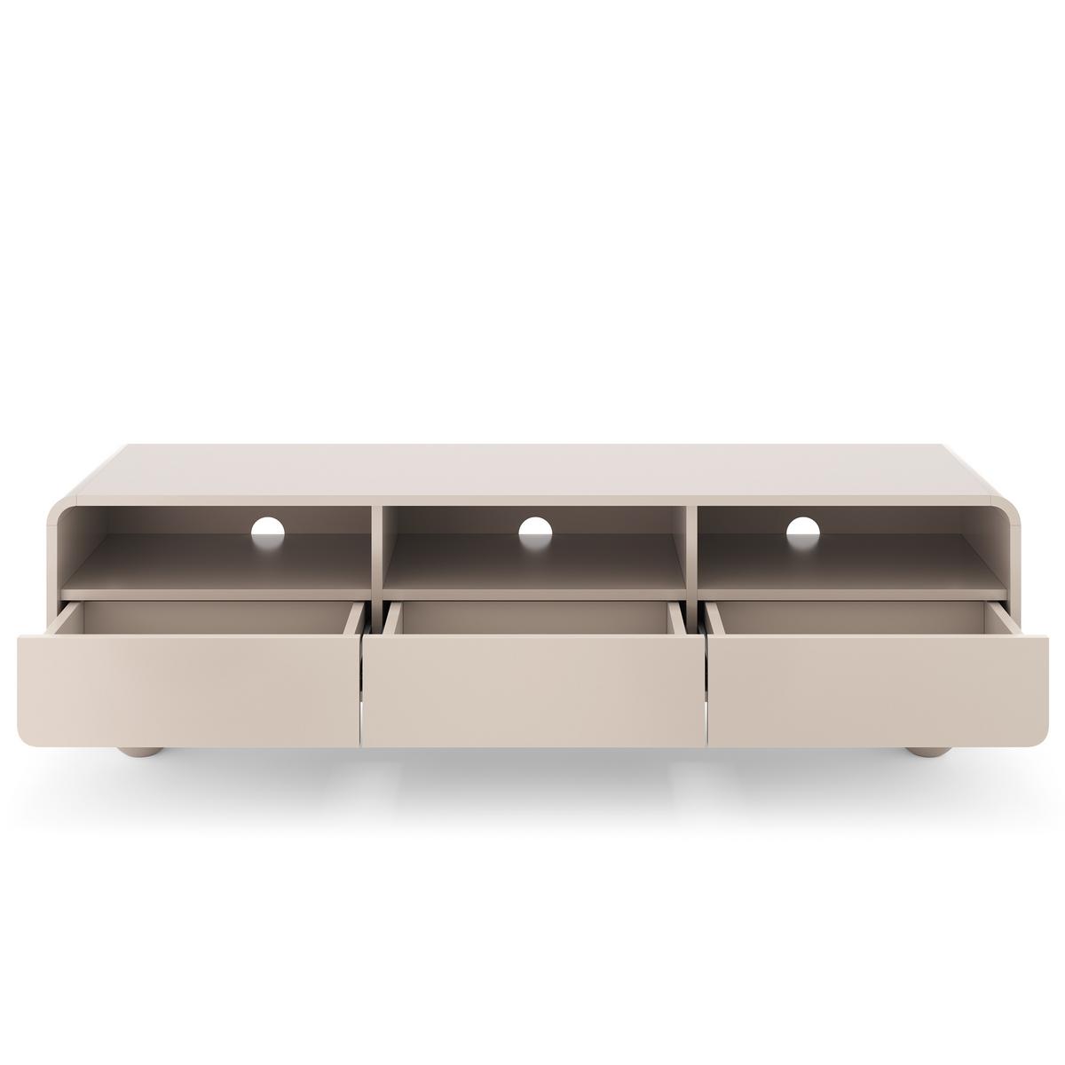 LOWBOARD TONDO 160/44/39 cm, Kaschmir - Kaschmir, Holzwerkstoff (160/44/39cm) - MASSENO