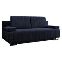 SCHLAFSOFA Laguna - Schwarz/Dunkelblau, Holz/Textil (200/90/90cm) - MIRJAN24