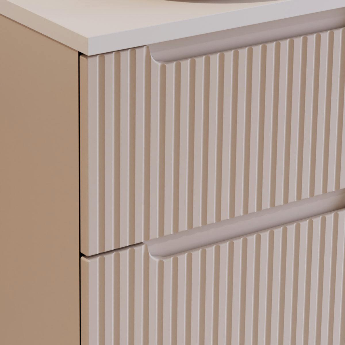 WASCHTISCHUNTERSCHRANK 160.4cm Riva Kaschmir - Kaschmir, Holzwerkstoff (160.4/59.5/40cm) - Petits-meubles
