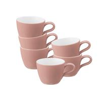 ESPRESSOTASSEN Life Fashion Posh Rose 90 ml 6er Set - Rosa, Keramik (0.09L) - Seltmann Weiden