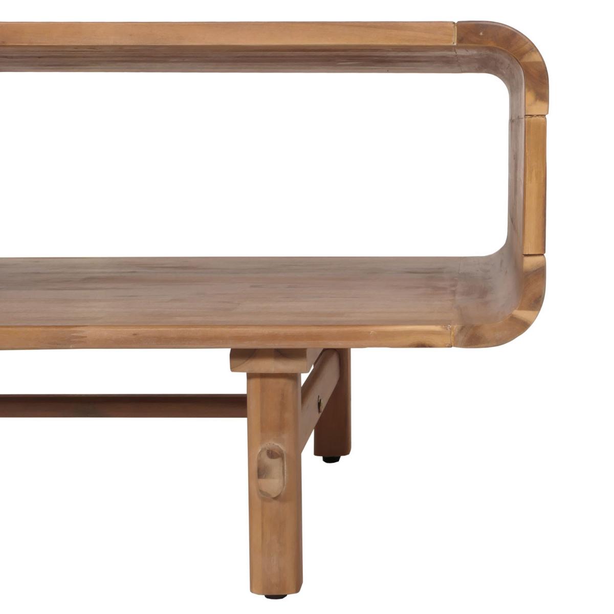 COUCHTISCH rechteckig Braun - Braun, Holz (60/125/44cm) - MCW
