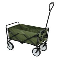 BOLLERWAGEN Faltbar, Strandwagen mit 110 kg Tragkraft - Grün, Textil (50/59/50cm) - RAUMHIRSCH FURNITURE