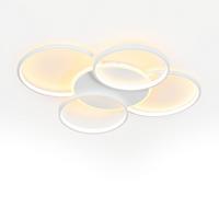 LED-DECKENLEUCHTE Marden 67/55.5/6 cm - Weiß, Metall (55.5/67/6cm) - Nettlife