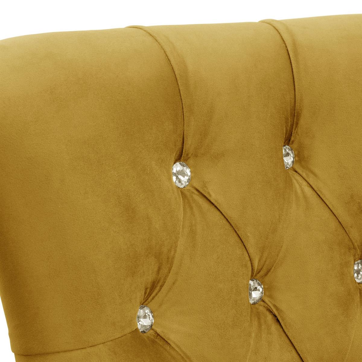 SESSEL Kayley Samtvelours mais - Currygelb, Kunststoff (71/97/82cm) - 58aufmkessel