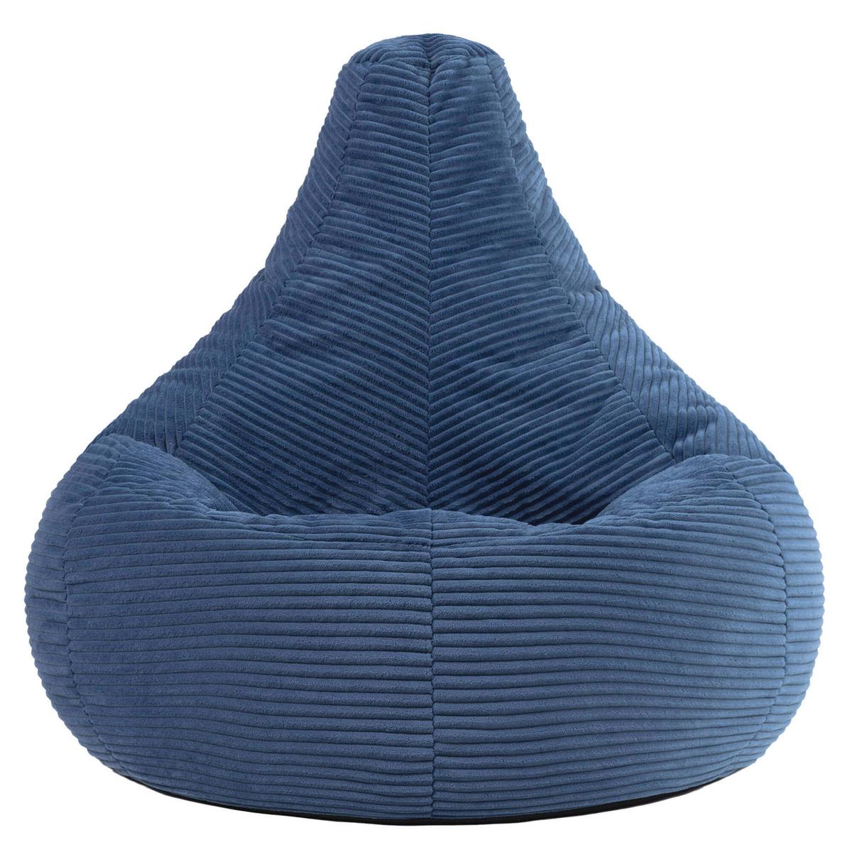 SITZSACK Dalton - Blau, Kunststoff/Textil (82/76/82cm) - icon