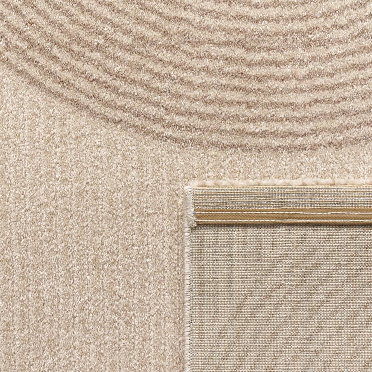 KURZFLORTEPPICH, geometrisch, Creme, 120 x 170 cm - Beige, Textil (170/120cm) - KADIMA DESIGN