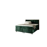 BOXSPRINGBETT Elektrisch Henry - Grün, Holzwerkstoff/Textil (200/200cm) - Fun Möbel