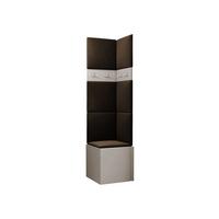 GARDEROBEN-SET Orion XXI - Kaschmir/Braun, Holzwerkstoff/Kunststoff (42/186/46cm) - MIRJAN24