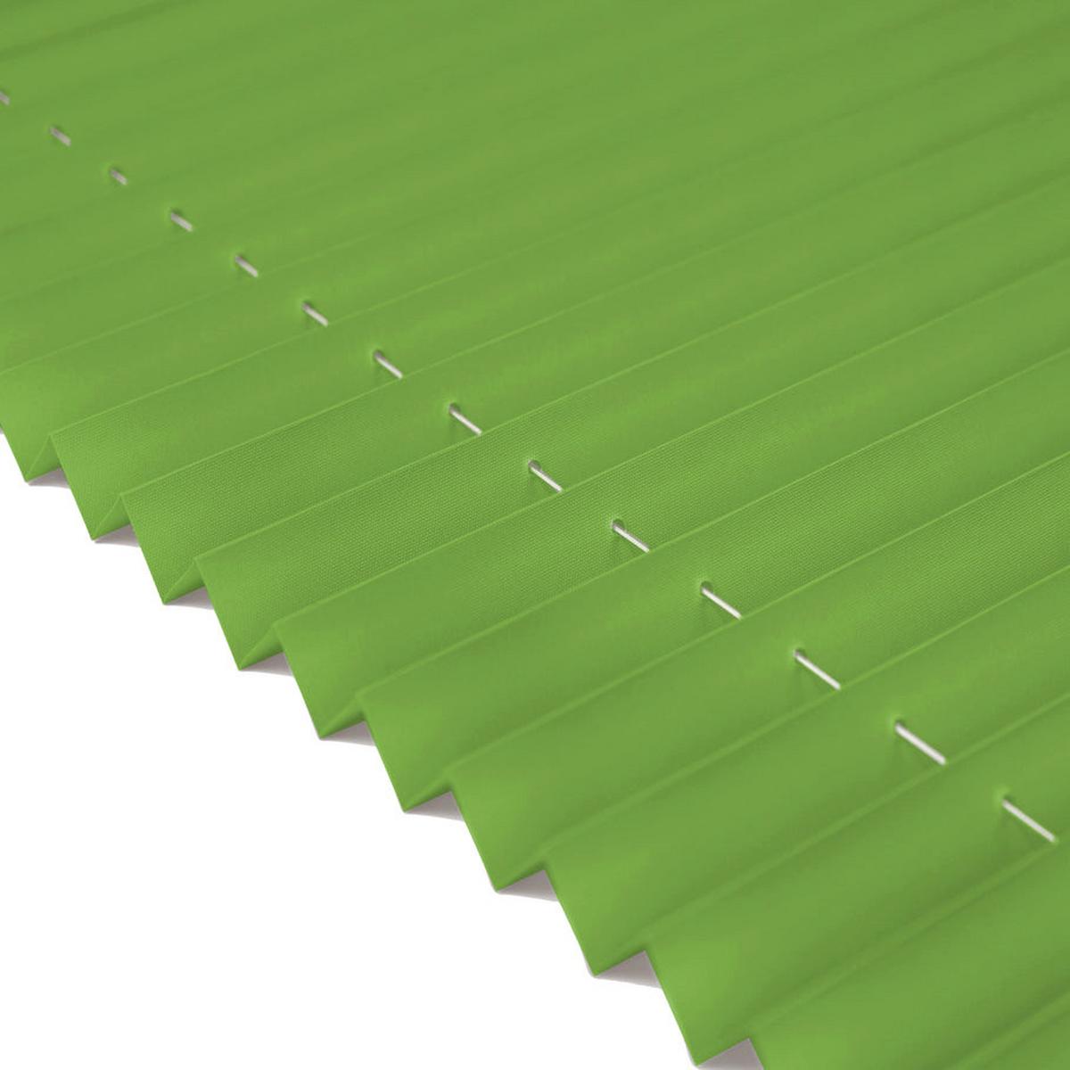 PLISSEE Basic 90 x 150cm Klemmfix ohne Bohren - Grün, Textil (90/150cm) - Deco-Raum