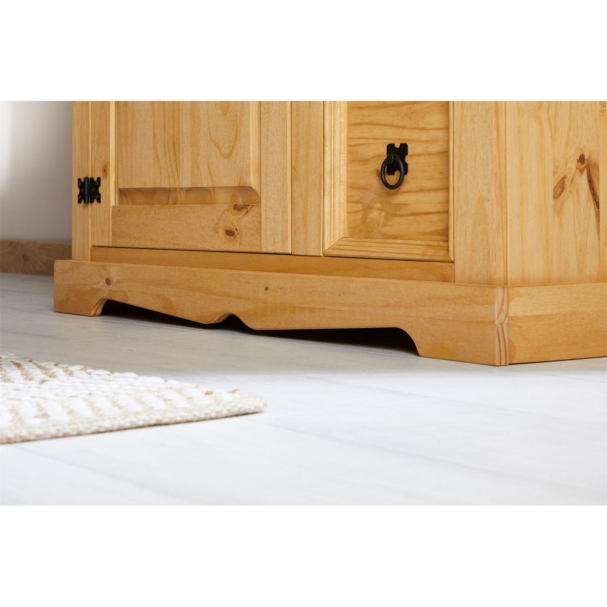 KOMMODE TEQUILA gebeizt/gewachst - Kieferfarben, Holz (95/150/45cm) - IDIMEX