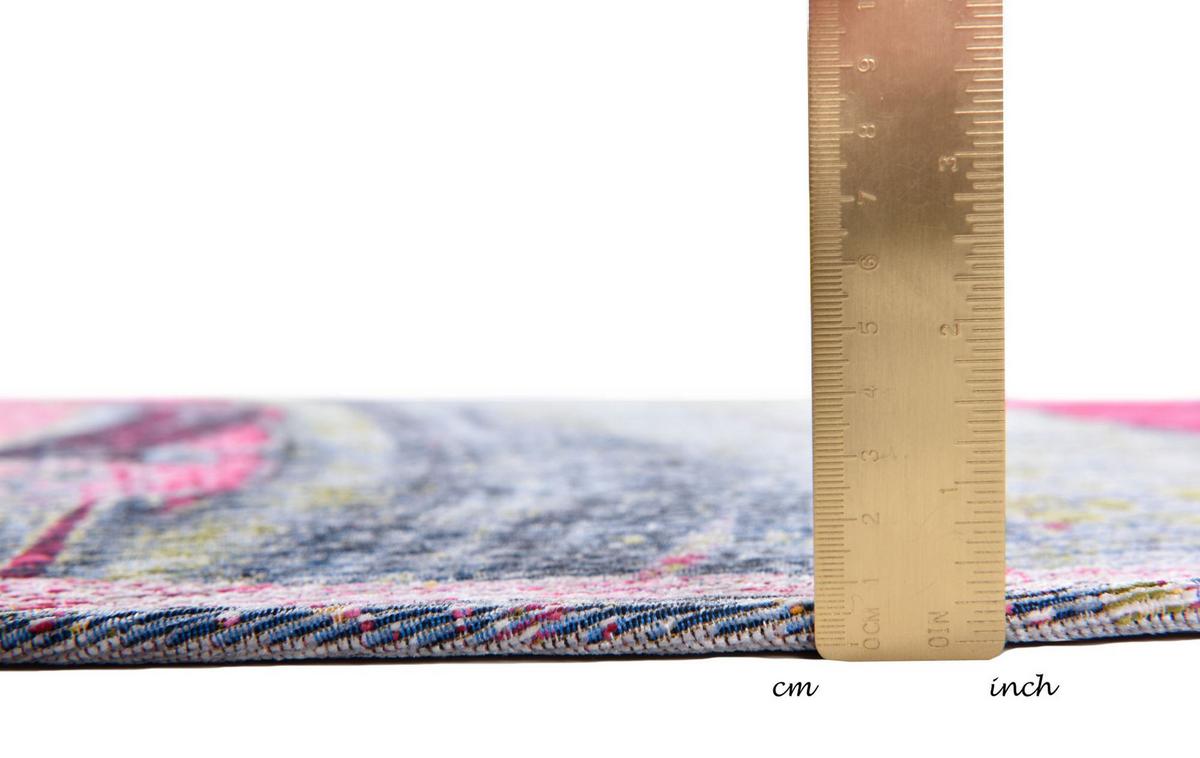 FLACHWEBETEPPICH Cosima 80x160 cm - Pink, Textil (80/160cm) - Gino Falcone