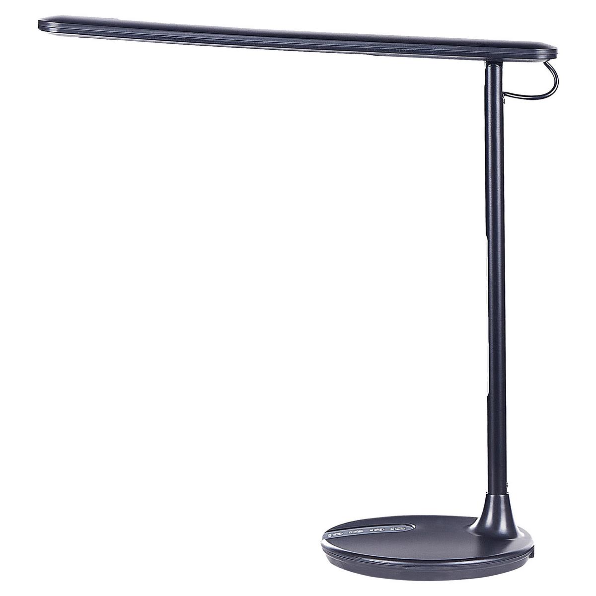 SCHREIBTISCHLAMPE Draco 17/48/38 cm - Schwarz, Metall (17/32/38cm) - Beliani