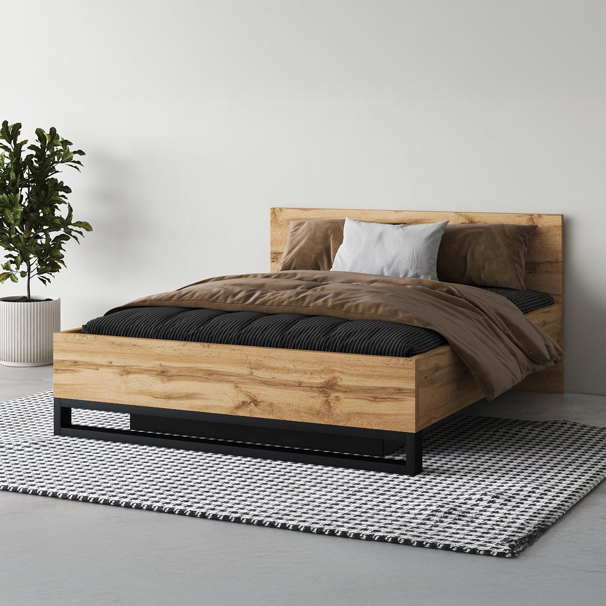 BOXBETT 140/200 Eden Holz - Braun, Holzwerkstoff (140/200cm) - Petits-meubles