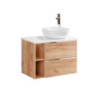 WASCHTISCH 80.4cm April Holz - Braun, Holzwerkstoff (80.4/59/46cm) - Petits-meubles