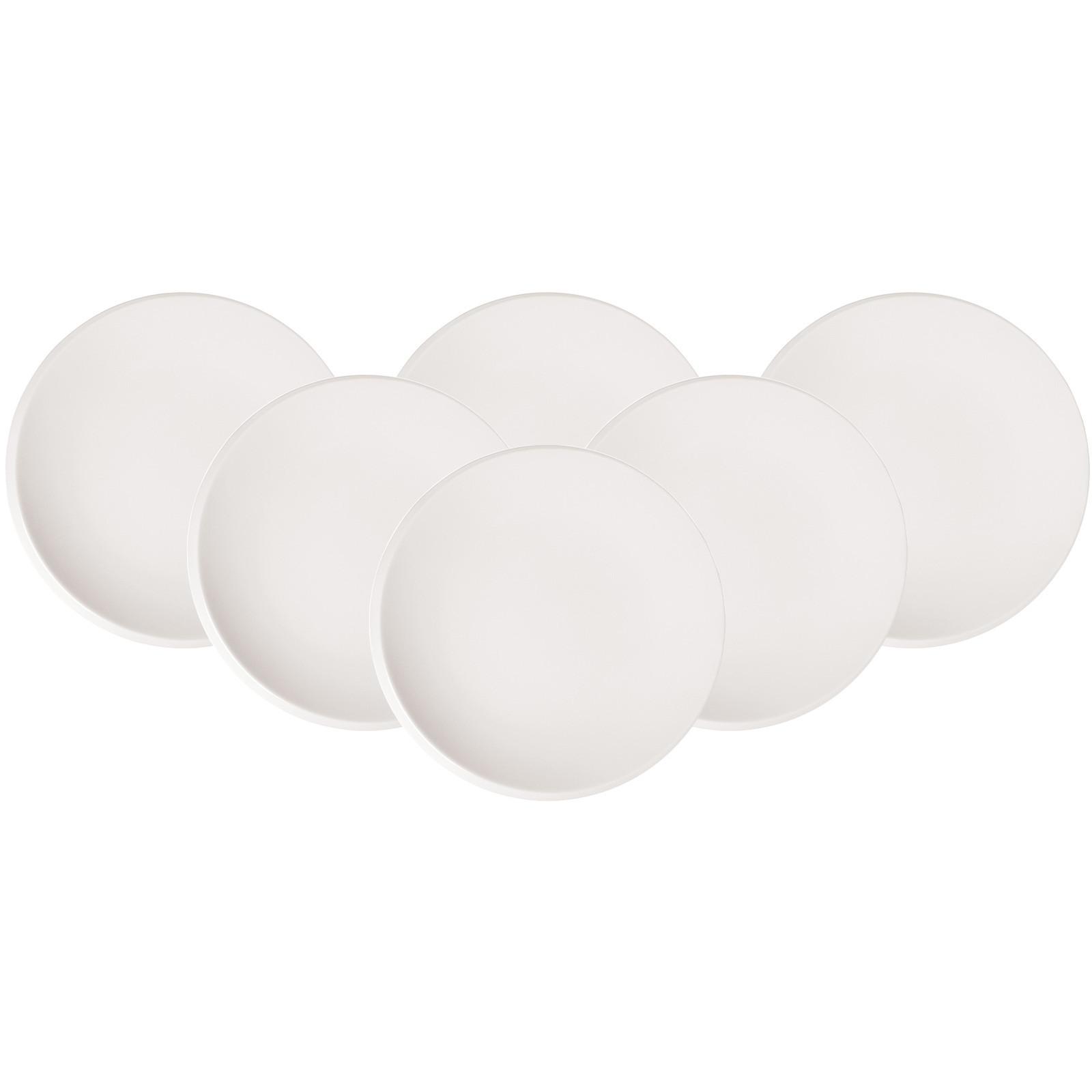 SPEISETELLER NewMoon weiß ø 27 cm 6er Set - Weiß, Keramik (27cm) - Villeroy & Boch