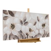 ACRYLBILD HANDGEMALT 120/60 cm - Beige/Braun, Holz/Textil (120/60cm) - KUNSTLOFT