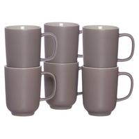 KAFFEEBECHER Jasper taupe 285 ml 6er Set - Taupe, Keramik (0.285L) - Ritzenhoff Breker