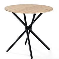 ESSTISCH 80/80/75 cm Beige - Weiß, Holz/Metall (80/80/75cm) - Urban Meuble