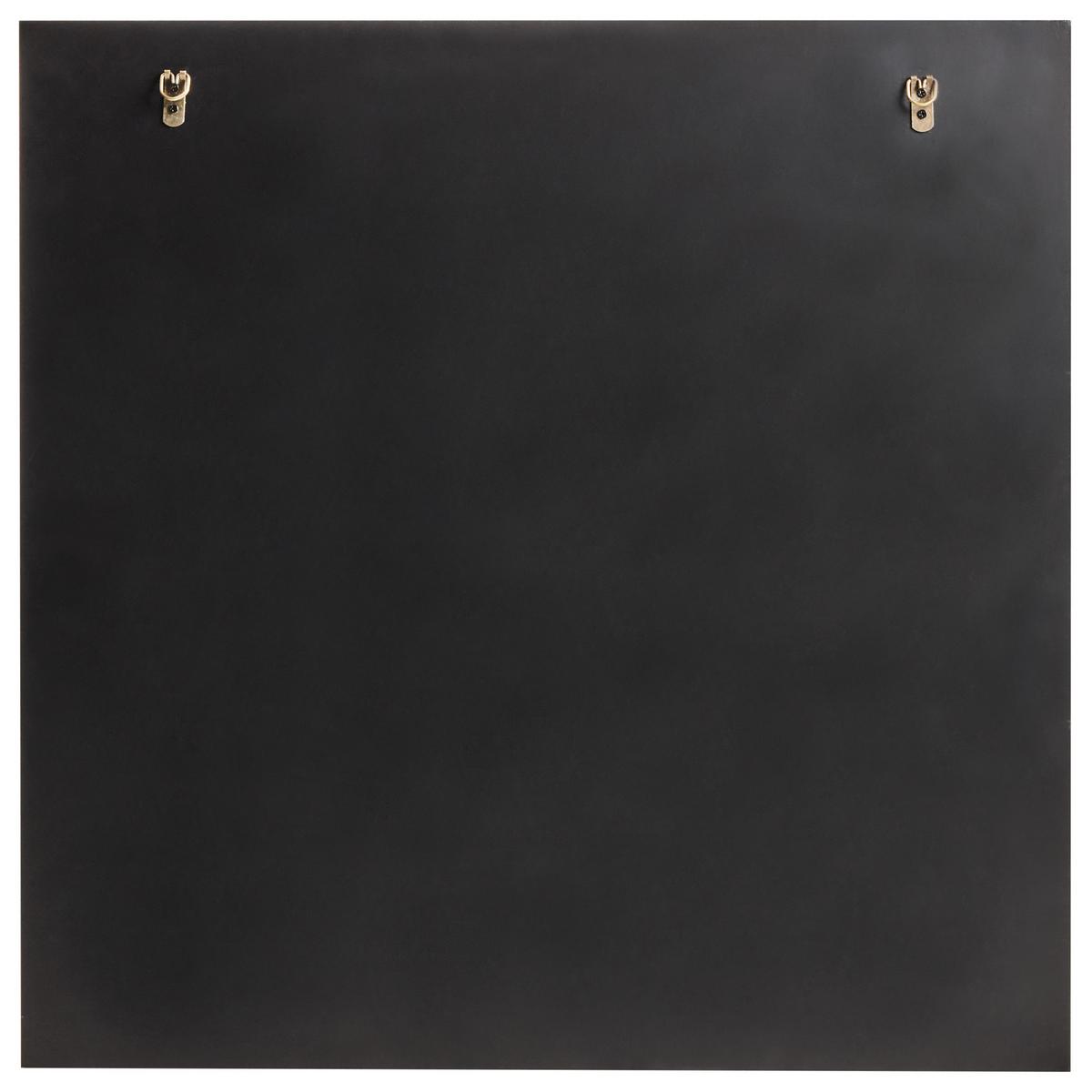 WANDSPIEGEL 80/80 cm Silber Ancemont - Silberfarben, Glas (80/80/2cm) - Beliani