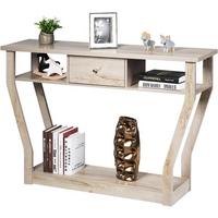 FLURTISCH 81cm Grau - Grau, Holz (30/120/81cm) - COSTWAY