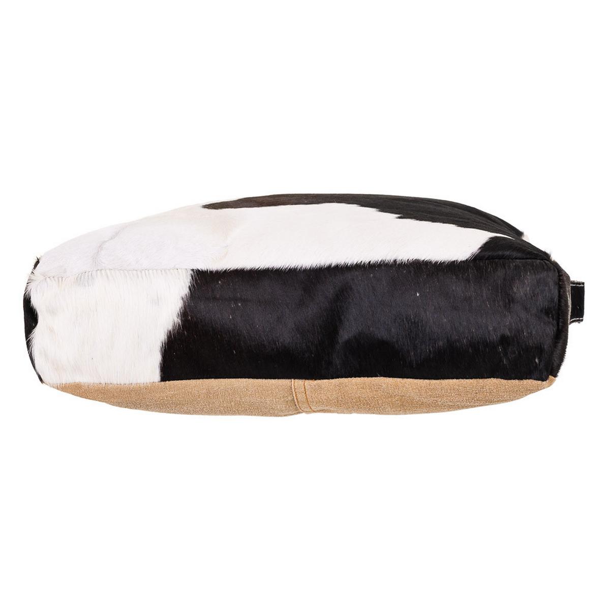 DEKORATIONSSTÜCK, schwarz, 48x10cm - Multicolor, Fell (48/48/10cm) - Wanderlust