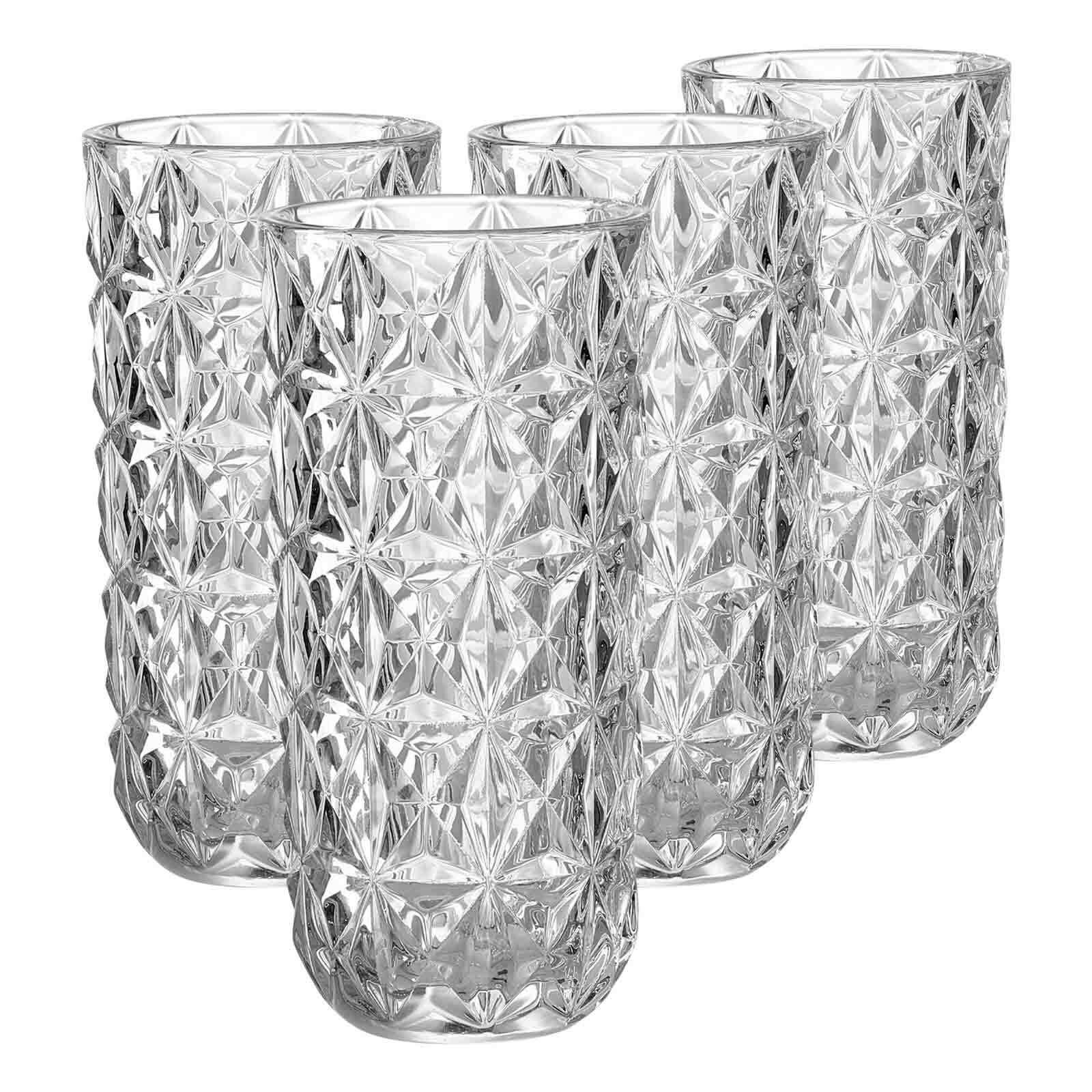 VASEN Luca transparent 19,5 cm 4er Set - Transparent, Glas (9.5/19.5cm) - Ritzenhoff Breker
