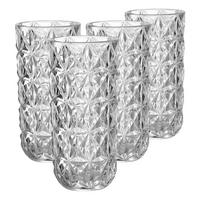 VASEN Luca transparent 19,5 cm 4er Set - Transparent, Glas (9.5/19.5cm) - Ritzenhoff Breker
