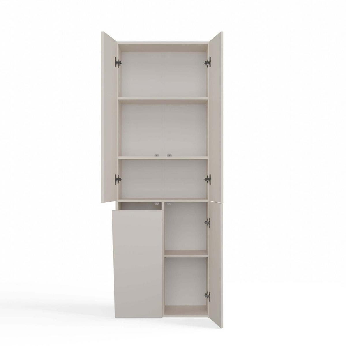 BADEZIMMERSCHRANK Kaschmir 60/174/30 - Kaschmir, Holzwerkstoff (60/174/30cm) - RAUMHIRSCH FURNITURE