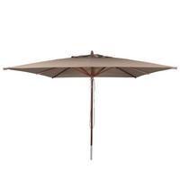 SONNENSCHIRM C57B taupe - Taupe, Holz (300/300cm) - MCW