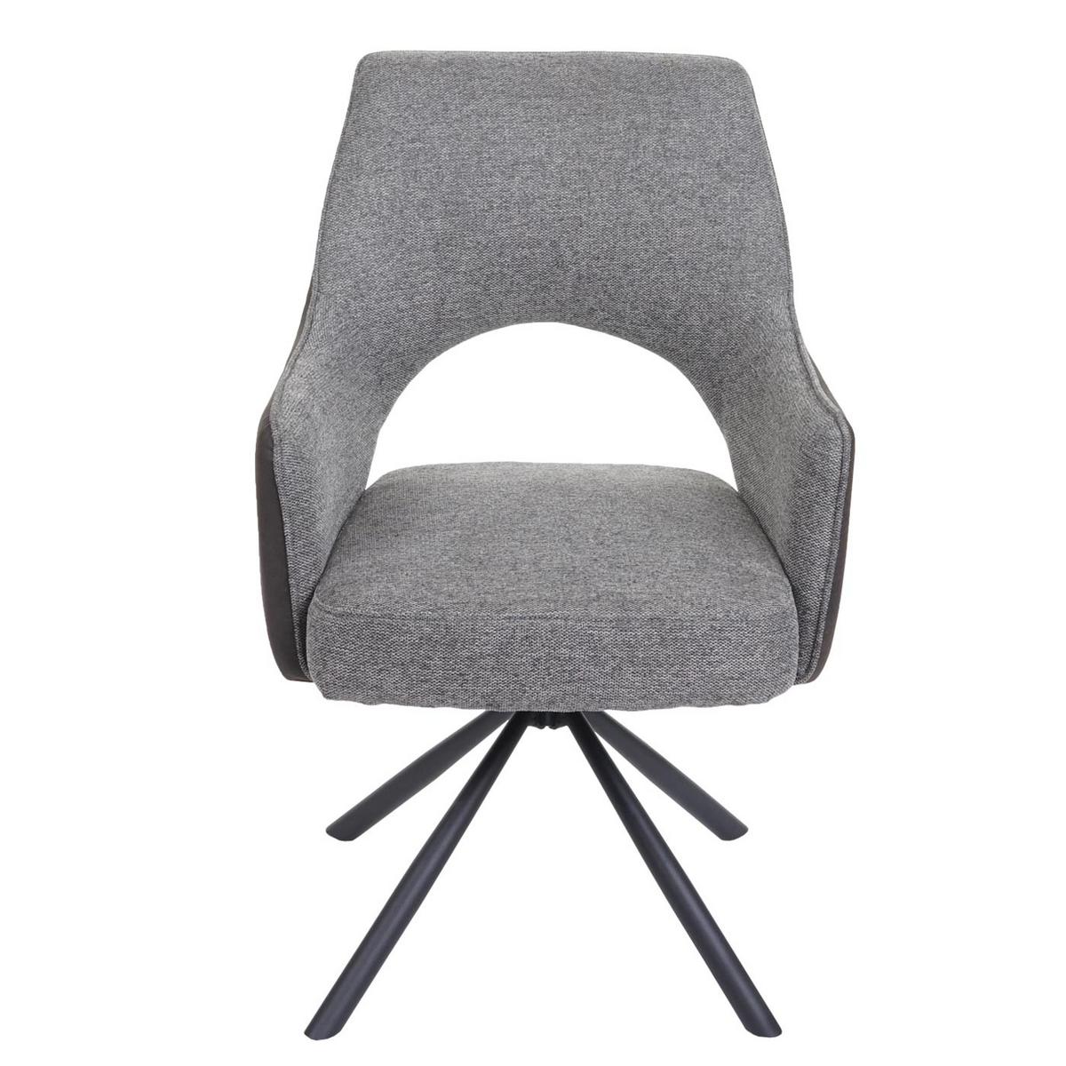 ESSZIMMERSTUHL Grau - Grau, Textil (57/89/52cm) - MCW
