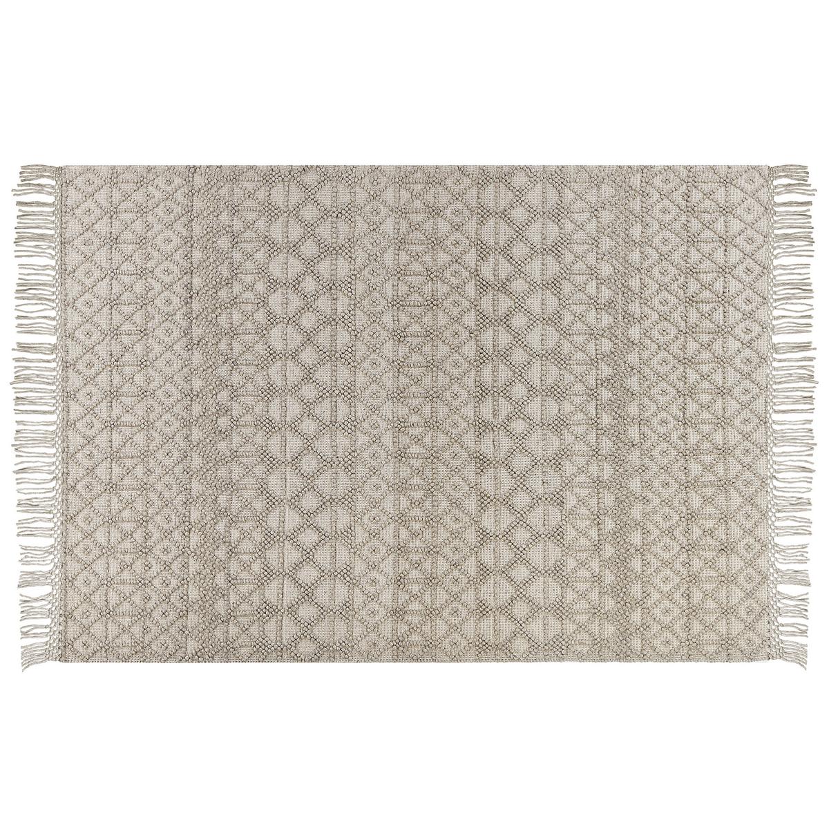 KURZFLOR-TEPPICH Alucra 230/160 cm - Beige, Textil (160/230cm) - Beliani