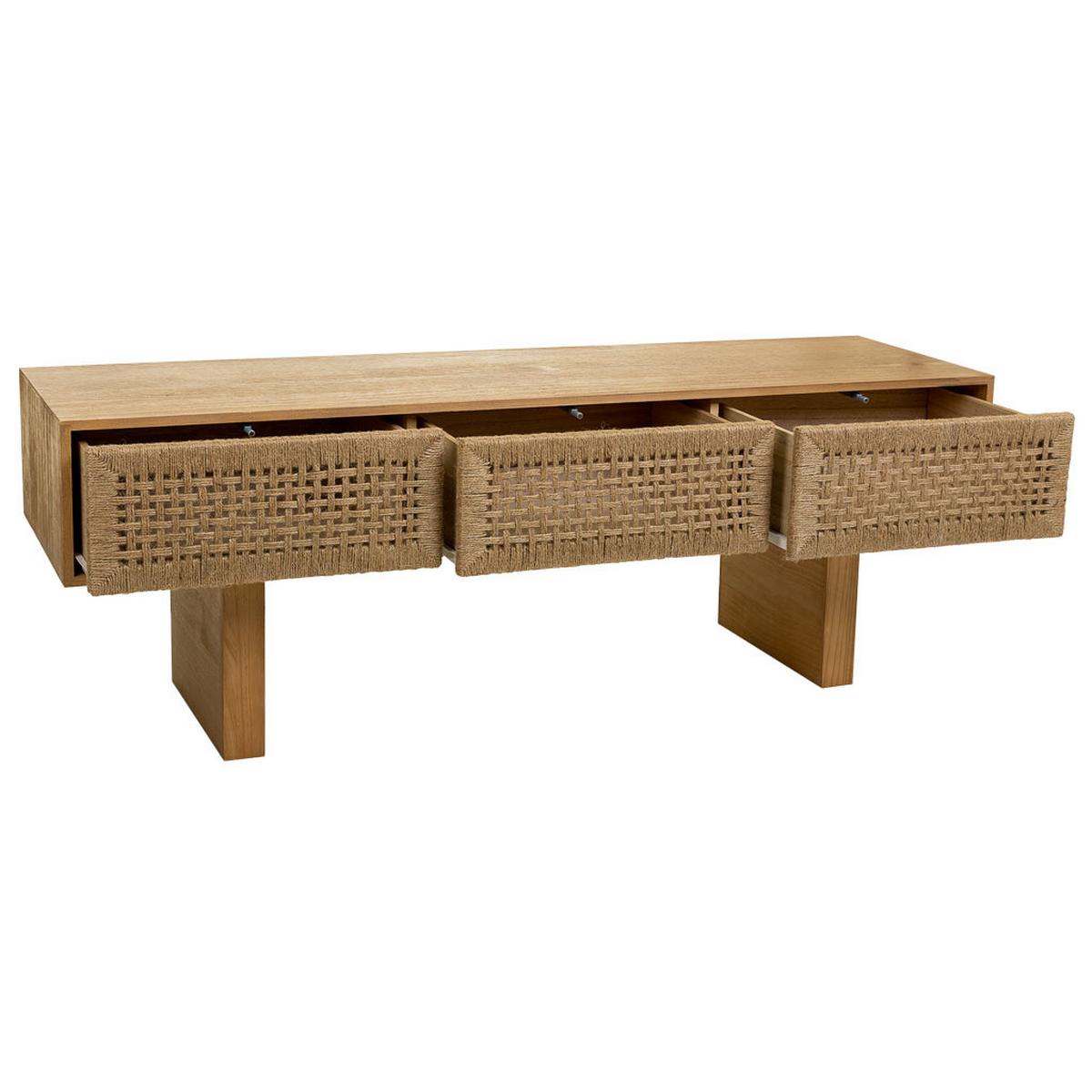 TV-LOWBOARD aus Holz, braun, 130x36x45cm - Braun, Holz (130/45/36cm) - Wanderlust