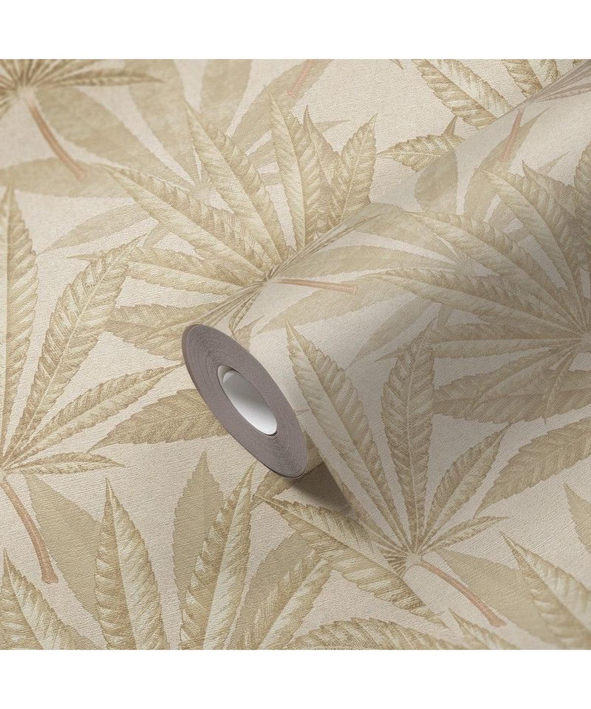 VLIESTAPETE Beige 53/1005 cm - Beige, Textil (53/1cm) - KUNSTLOFT