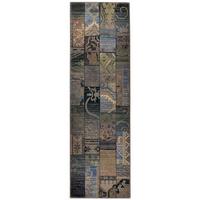 WEBTEPPICH Gabiro 5504 80x300 cm - Blau, Textil (80/300cm) - THEKO