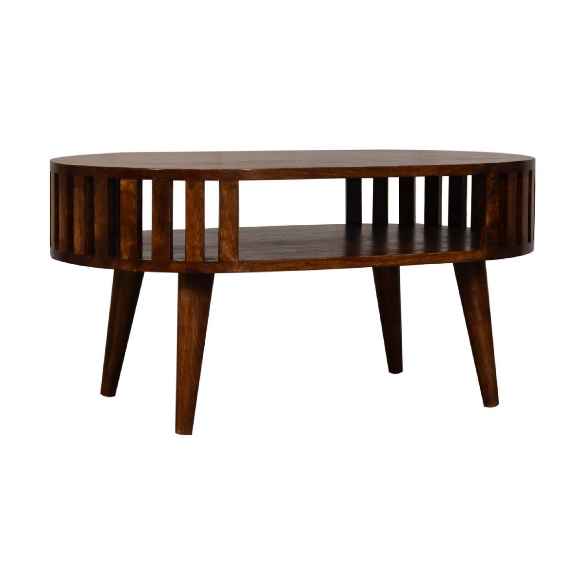 COUCHTISCH Ariella - Braun, Holz (80/50/40cm) - Artisan Furniture