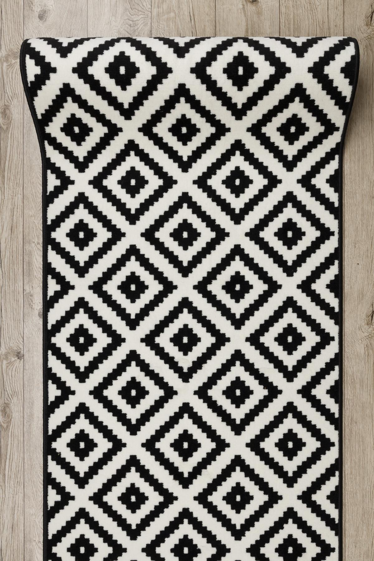 LÄUFER BCF MORAD 70/420 cm - Schwarz, Textil (70/420cm) - rugsX