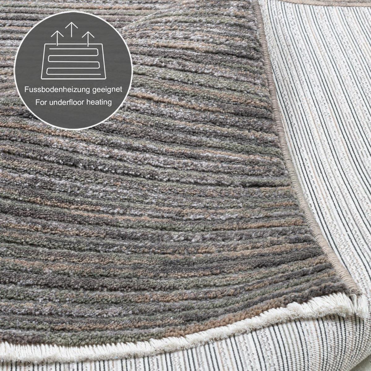 FLACHWEBETEPPICH Corduletta 180x280 cm - Dunkelgrau, Textil (180/280cm) - Gino Falcone