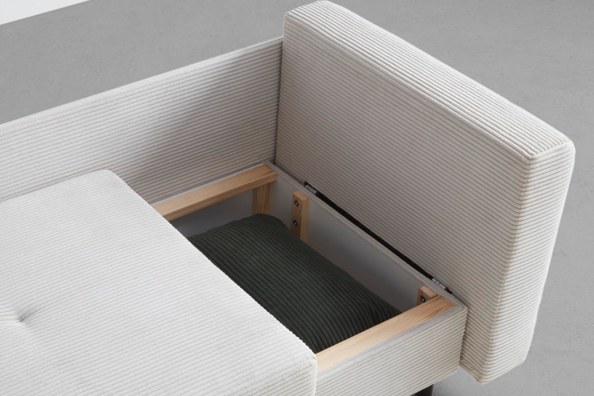 Liege perlmutt rechteckig Stauraum Liegefunktion 