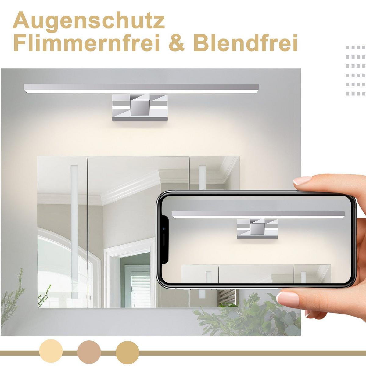 SPIEGELLEUCHTE ALBRECHT II 60/12.8/12CM - Silberfarben, Metall (60/12.8/12cm) - Nettlife