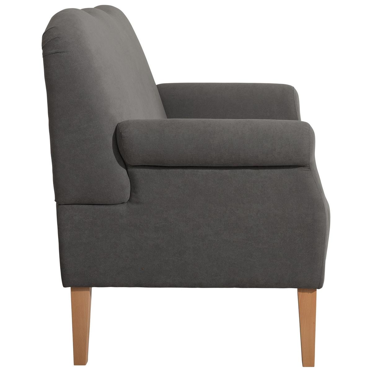 DININGSOFA Karin Flachgewebe anthrazit - Anthrazit, Kunststoff (84/103/147cm) - 58aufmkessel