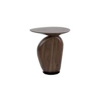 BEISTELLTISCH MINOTA Braun Akazie - Braun, Akazienholz/Holz (36/45/50cm) - KAWOLA