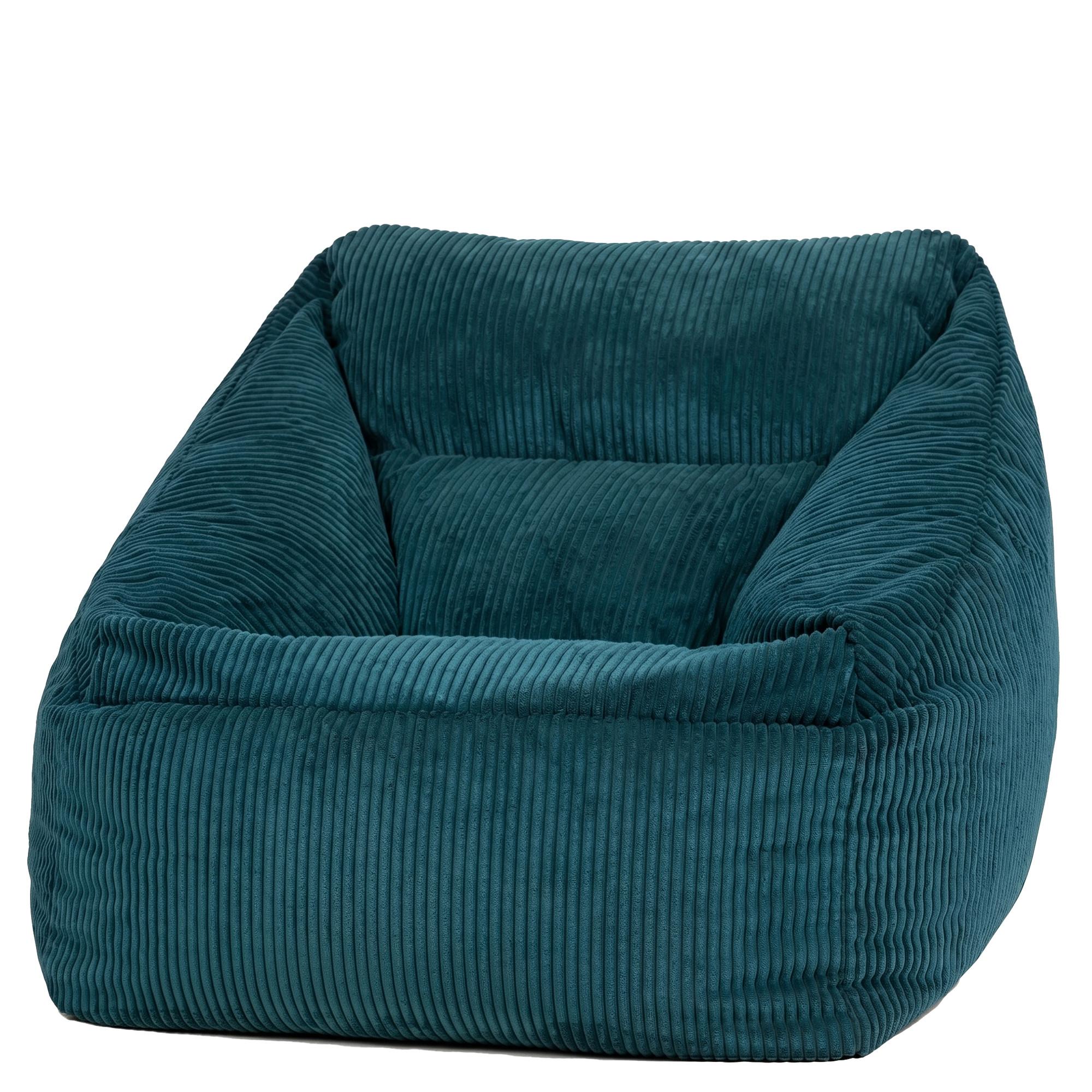 SITZSACK Cord Sessel Natalia - Grün, Textil (97/73/84cm) - icon