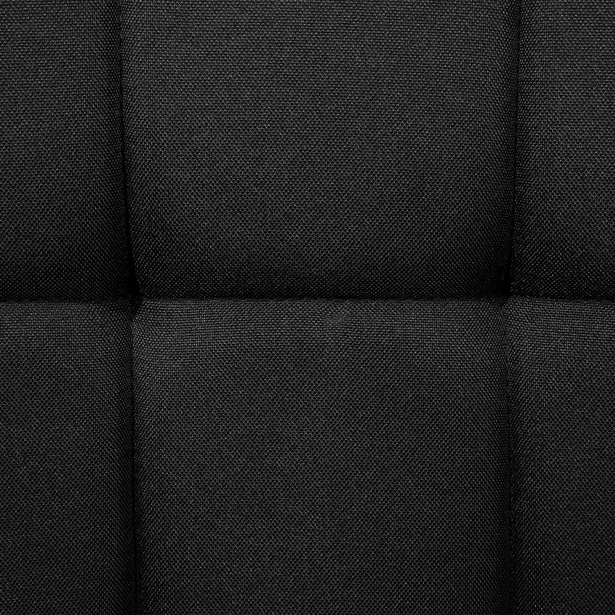 BARHOCKER 2er-Set Polsterbezug Schwarz Marion - Schwarz, Textil/Metall (45/114/39cm) - Beliani
