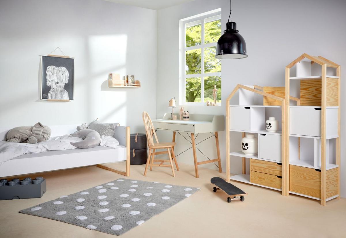 KINDERSCHREIBTISCH Lotta - Grün, Holzwerkstoff (120/76/60cm) - RAUMHIRSCH FURNITURE