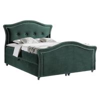 BOXBETT Bedran Lux - H3 - Hellgrün, Holz (160/200cm) - MIRJAN24