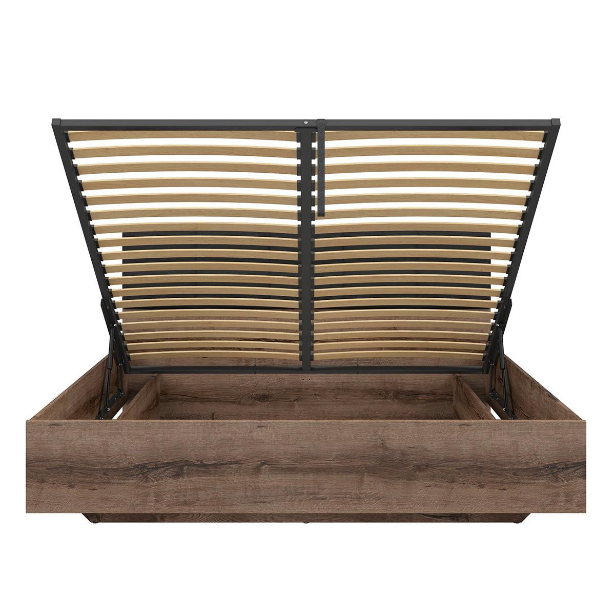 BOXBETT 180/200 Romane Holz - Braun, Holzwerkstoff (180/200cm) - Petits-meubles